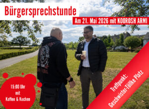 Bürgersprechstunde im Mai