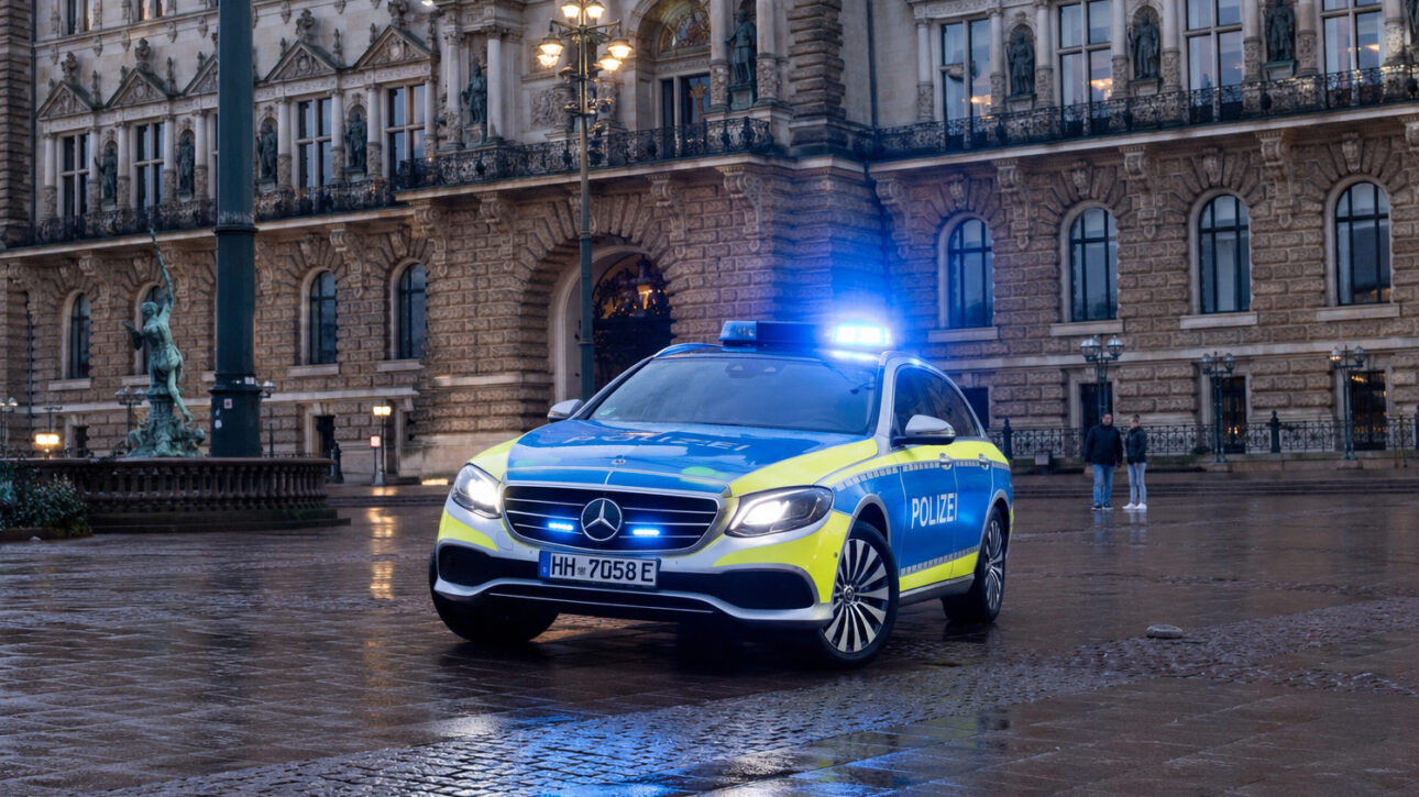 Hamburgs Streifenwagen künftig dauerhaft mit blauem Licht unterwegs
